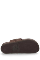 Uma Wang Women's Leather Flip-Flops Sandals Brown, view 5