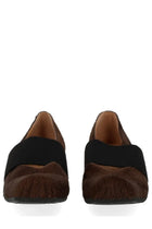 Uma Wang Women's Square Toe Ballet Flats Grey, view 3