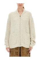 Uma Wang Women's Wool Blend Cardigan White