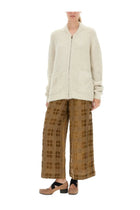 Uma Wang Women's Wool Blend Cardigan White, view 2