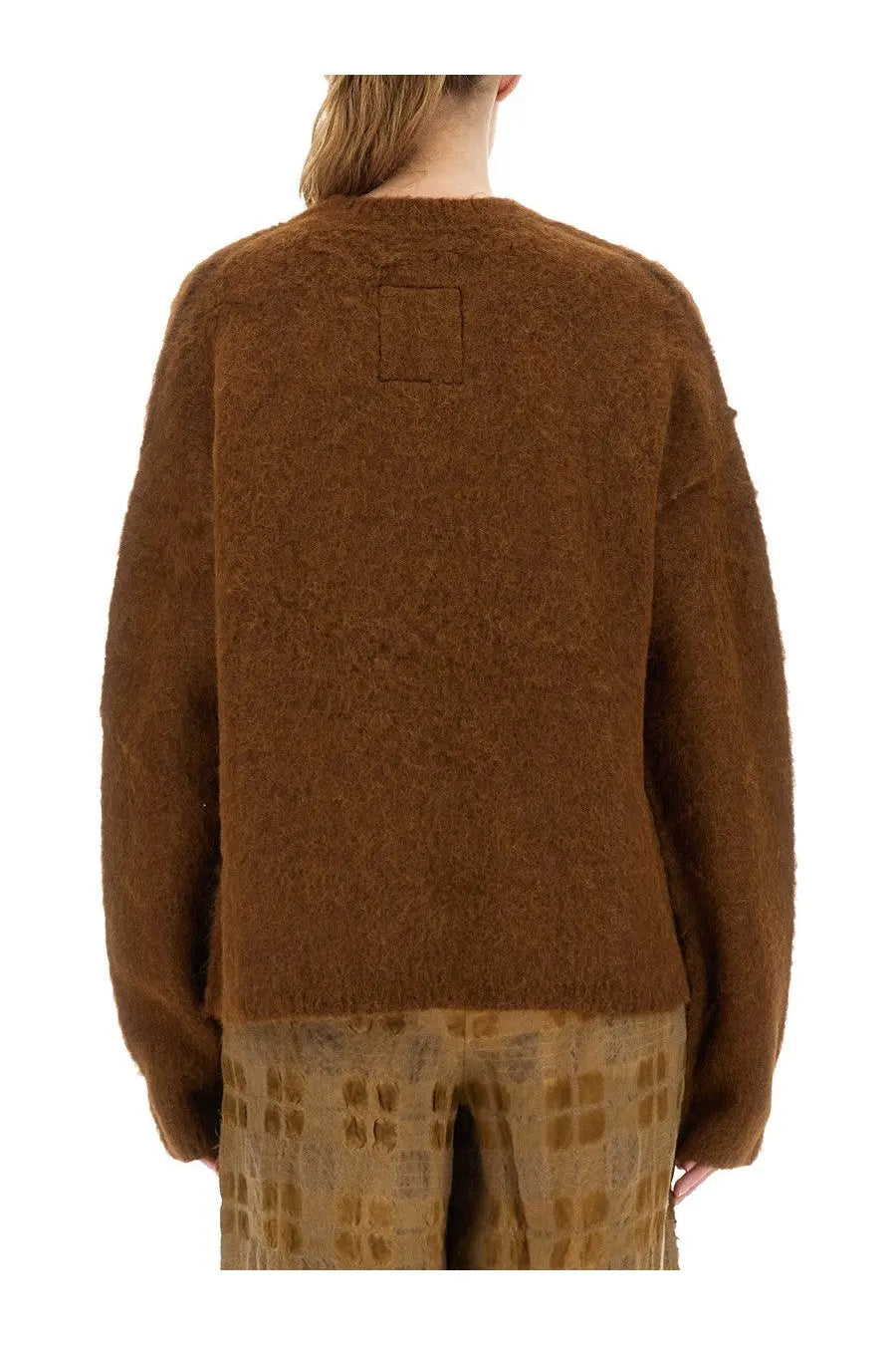 Uma Wang Women's Wool Blend Sweater Brown, view 3