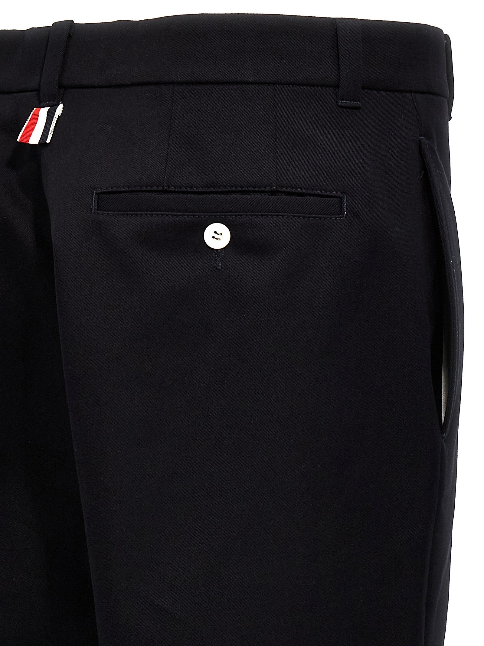 Thom Browne Unconstructed Combo Pants Blue