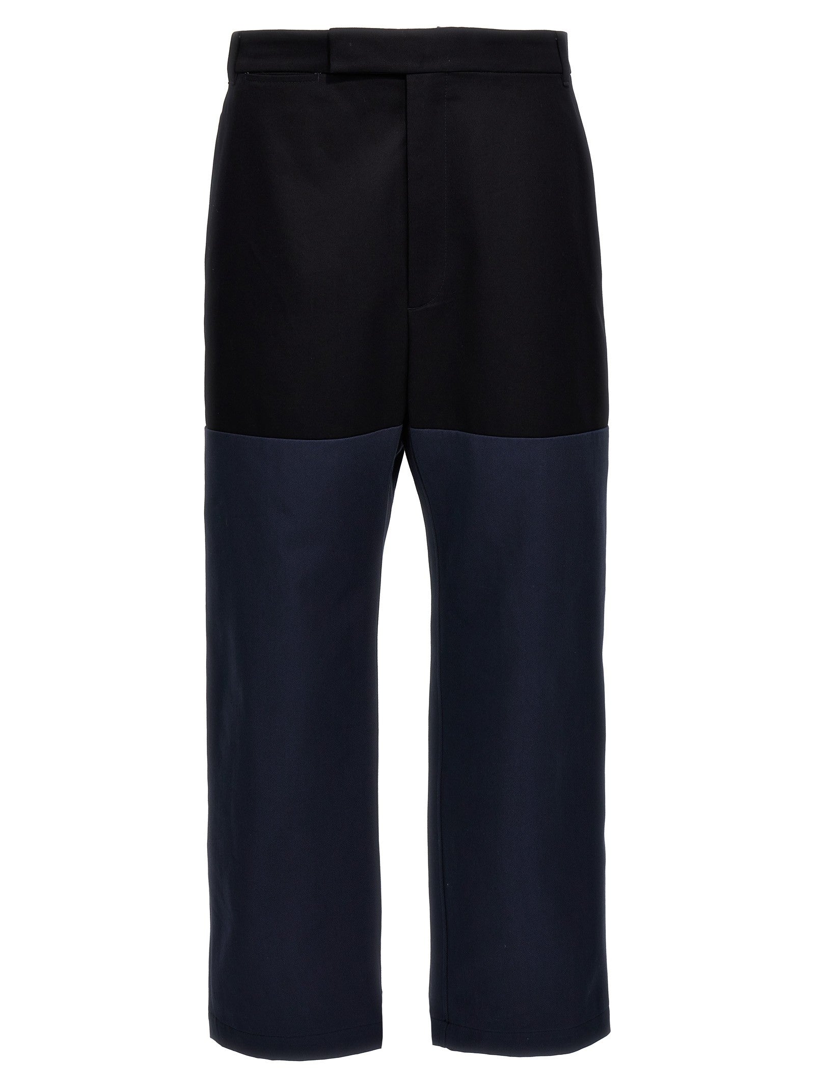 Thom Browne Unconstructed Combo Pants Blue