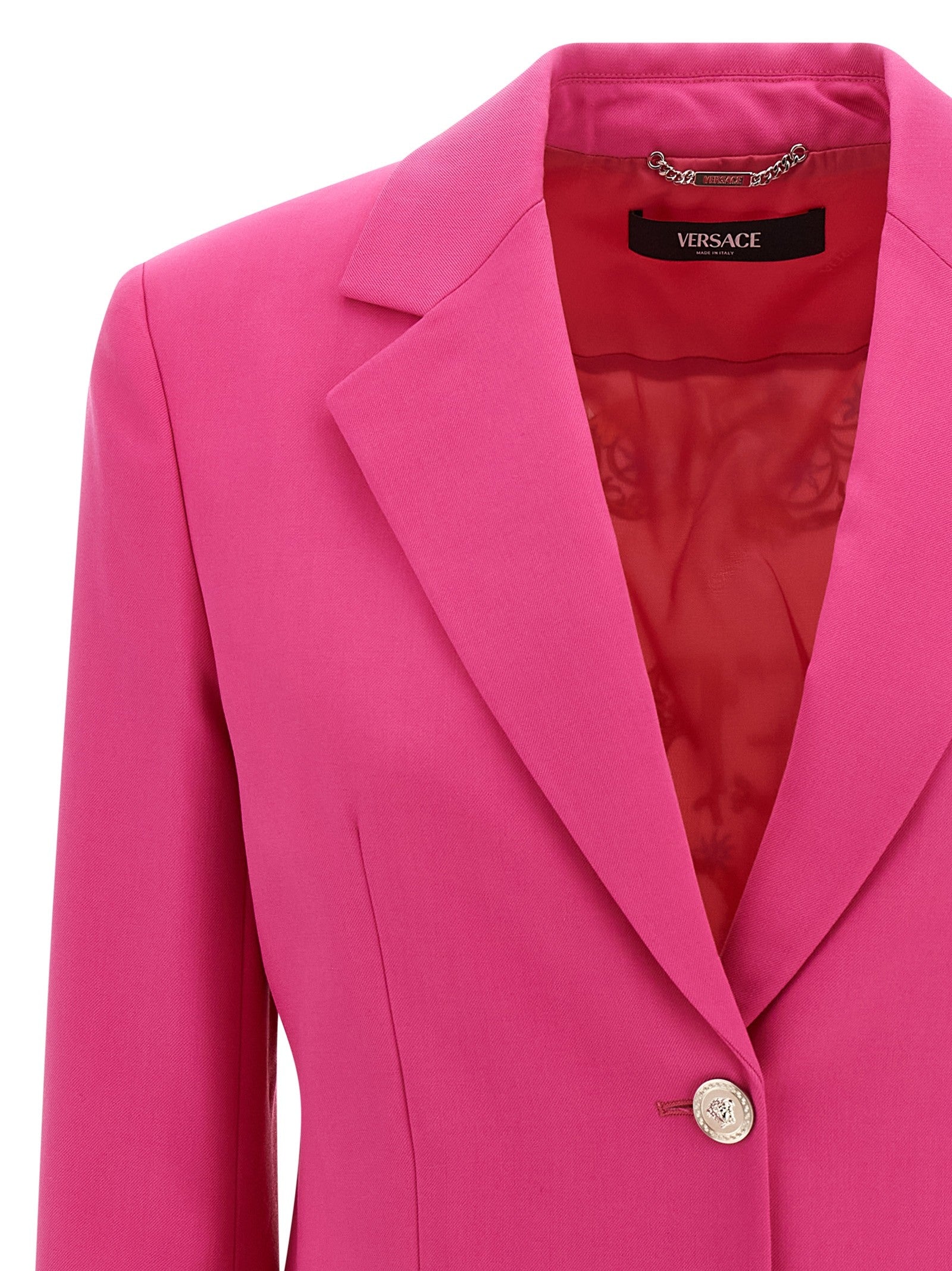 Versace Underwater Barocco Blazer Pink