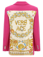 Versace Underwater Barocco Blazer Pink, view 2