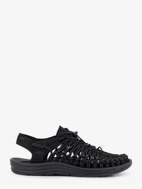 Keen Men's Uneek Woven Fabric Sandals Black