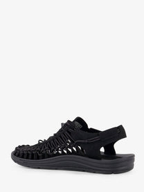 Keen Men's Uneek Woven Fabric Sandals Black
