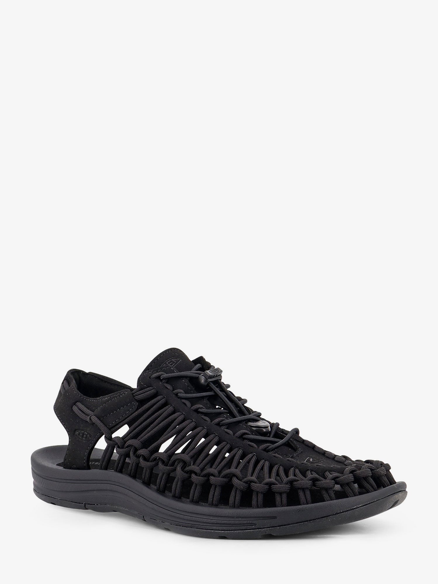 Keen Men's Uneek Woven Fabric Sandals Black