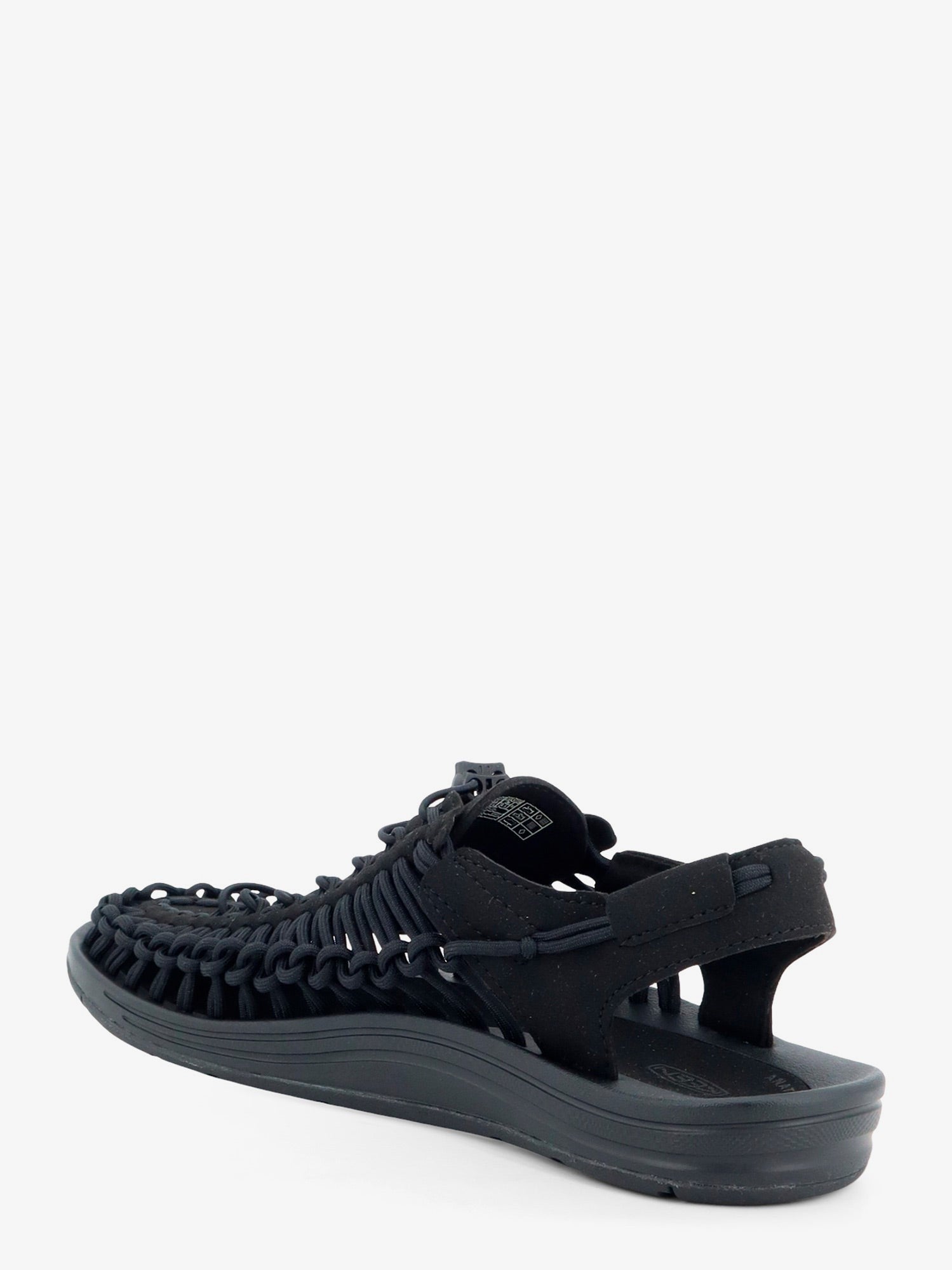 Keen Men's Uneek Woven Fabric Sandals Black