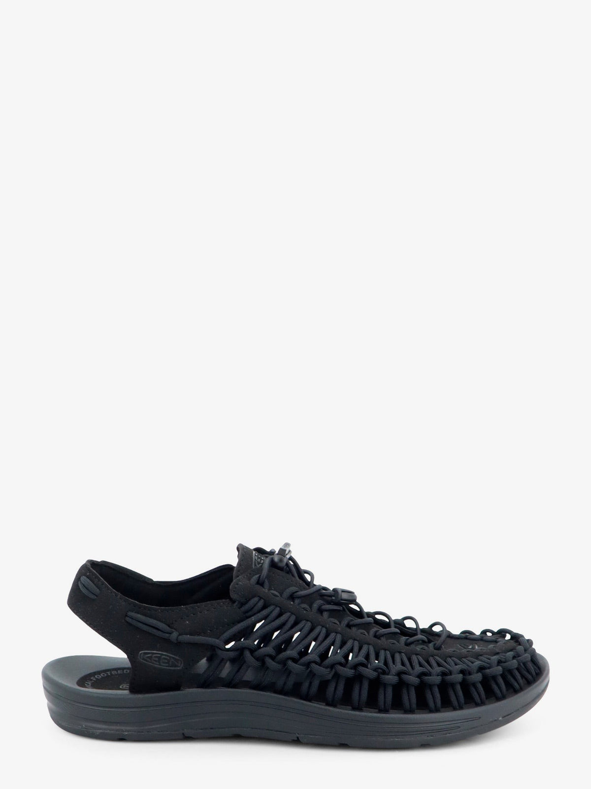 Keen Men's Uneek Woven Fabric Sandals Black