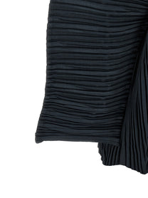 ISSEY MIYAKE Unfurling Pleats Cardigan Black