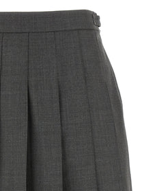 Thom Browne Uniform Mini Skirt Grey