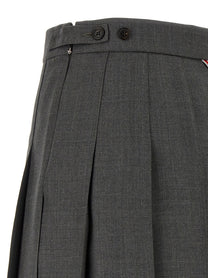 Thom Browne Uniform Mini Skirt Grey