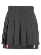 Thom Browne Uniform Mini Skirt Grey, view 4