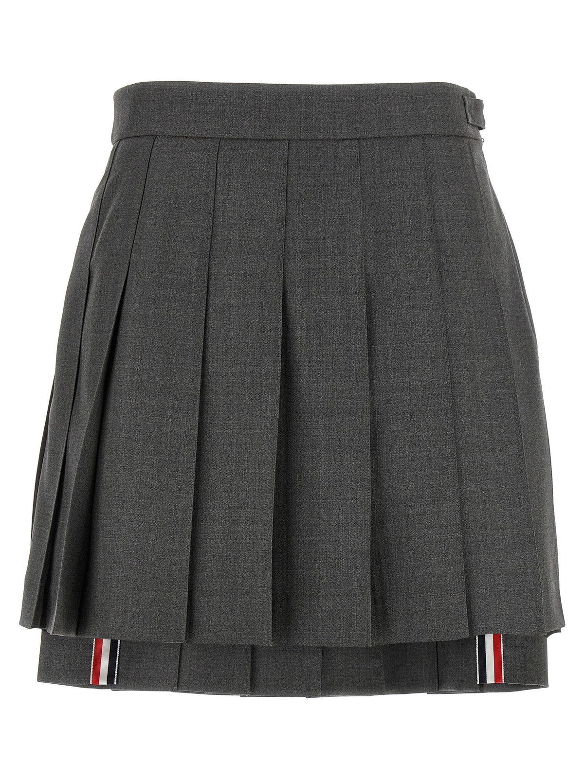 Thom Browne Uniform Mini Skirt Grey, view 4