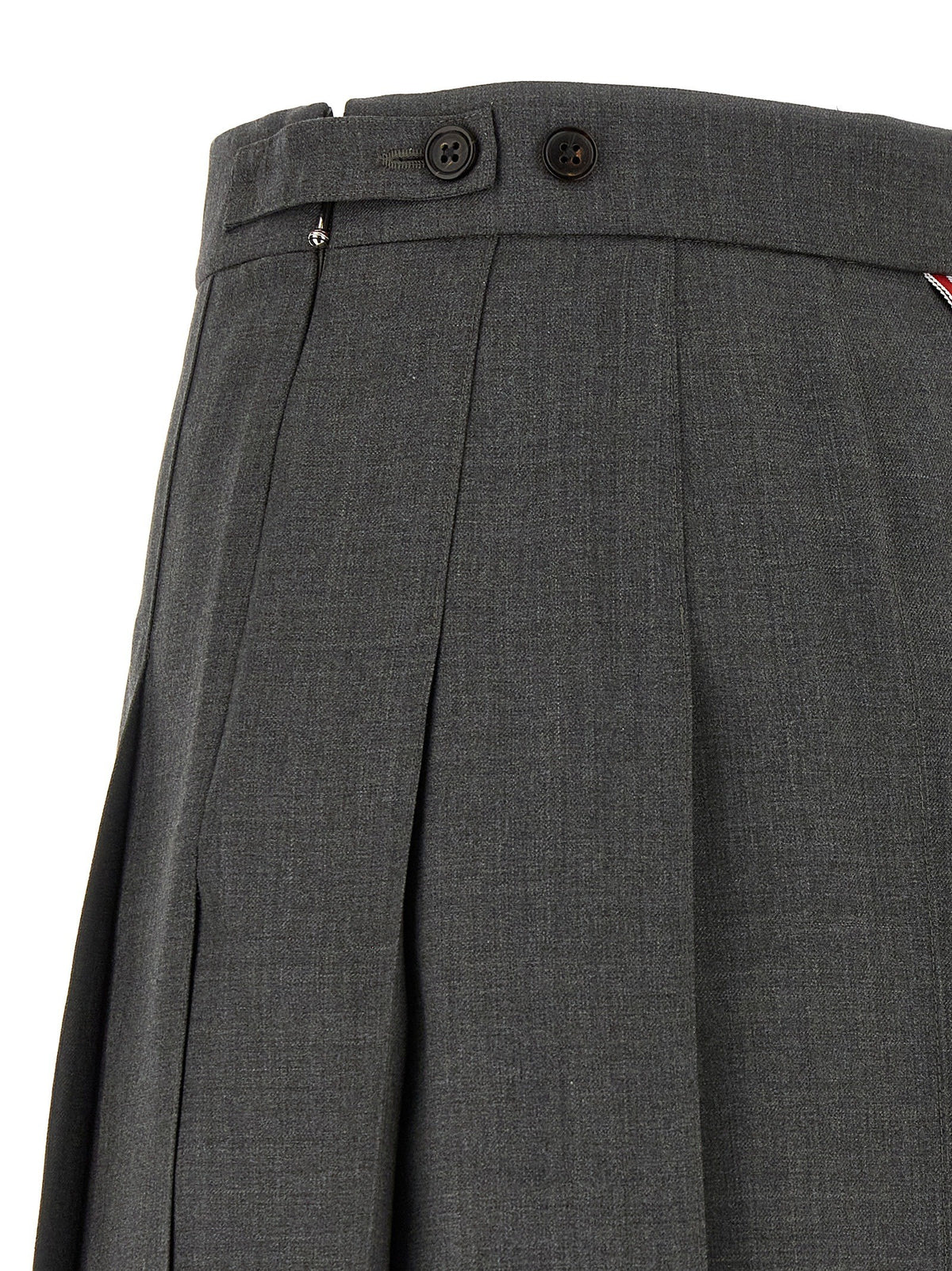 Thom Browne Uniform Mini Skirt Grey, view 7