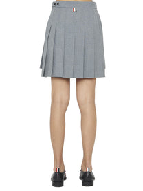 Thom Browne Uniform Mini Skirt Grey