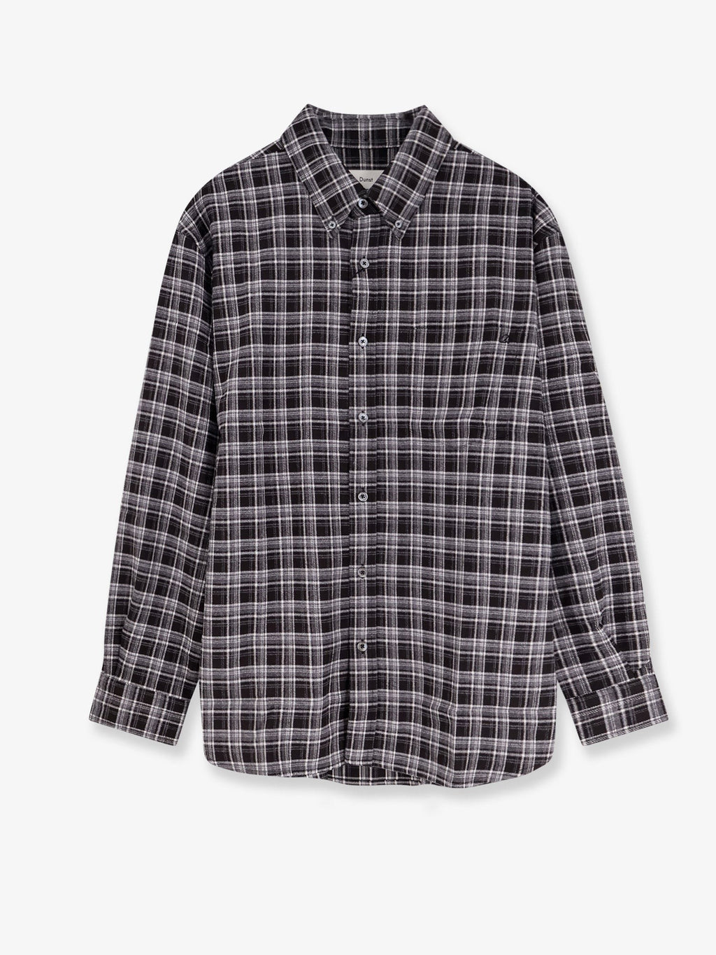 DUNST Unisex Unisex Check Flannel Shirt Black