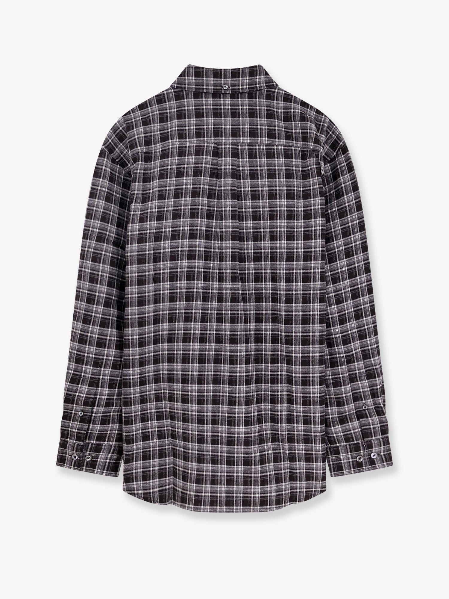 DUNST Unisex Unisex Check Flannel Shirt Black