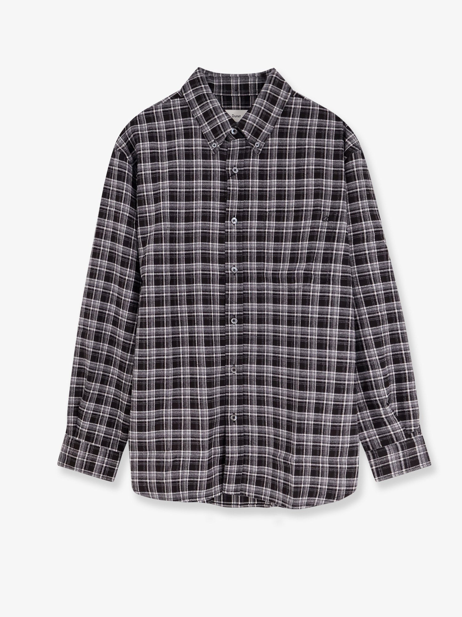 DUNST Unisex Unisex Check Flannel Shirt Black