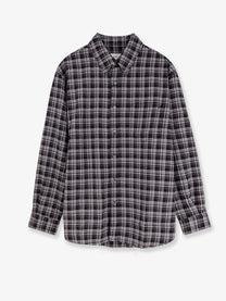 DUNST Unisex Unisex Check Flannel Shirt Black