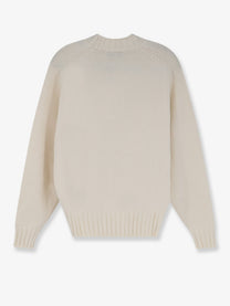 DUNST Women's Unisex Chunky Roll Neck Sweater White