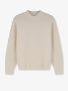 DUNST Women's Unisex Chunky Roll Neck Sweater White