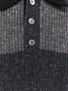 DUNST Unisex Unisex Chunky Rugby Wool Blend Sweater Grey, view 3
