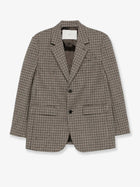 DUNST Women's Unisex Classic Wool Blazer Beige