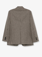 DUNST Women's Unisex Classic Wool Blazer Beige, view 2