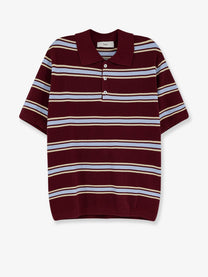 DUNST Men's Unisex Cotton Polo Shirt Blue