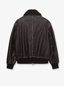 DUNST Men's Unisex Leather Jacket Black