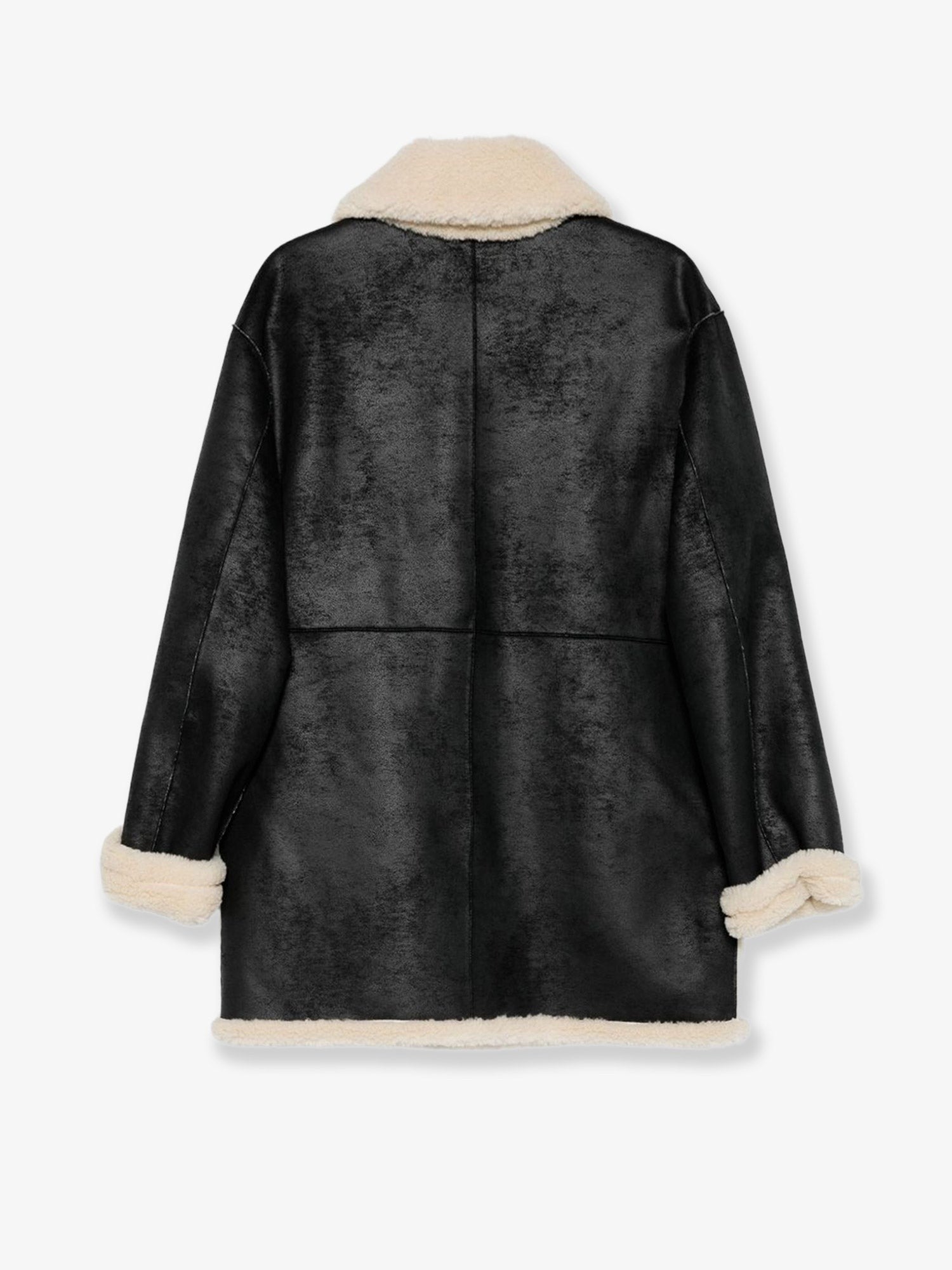 DUNST Unisex Unisex Reversible Eco Shearling Jacket Black