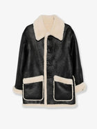 DUNST Unisex Unisex Reversible Eco Shearling Jacket Black
