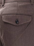 Tonywack Men's Unisex Wool Blend Trousers Brown, view 3