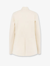 ASPESI Women's Unlined Wool Coat White