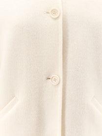 ASPESI Women's Unlined Wool Coat White