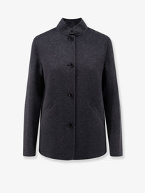 ASPESI Women's Unlined Wool Jacket Grey