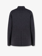ASPESI Women's Unlined Wool Jacket Grey, view 2