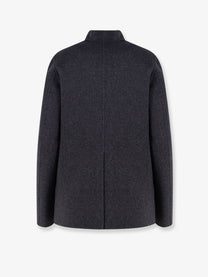 ASPESI Women's Unlined Wool Jacket Grey