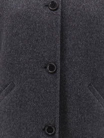 ASPESI Women's Unlined Wool Jacket Grey