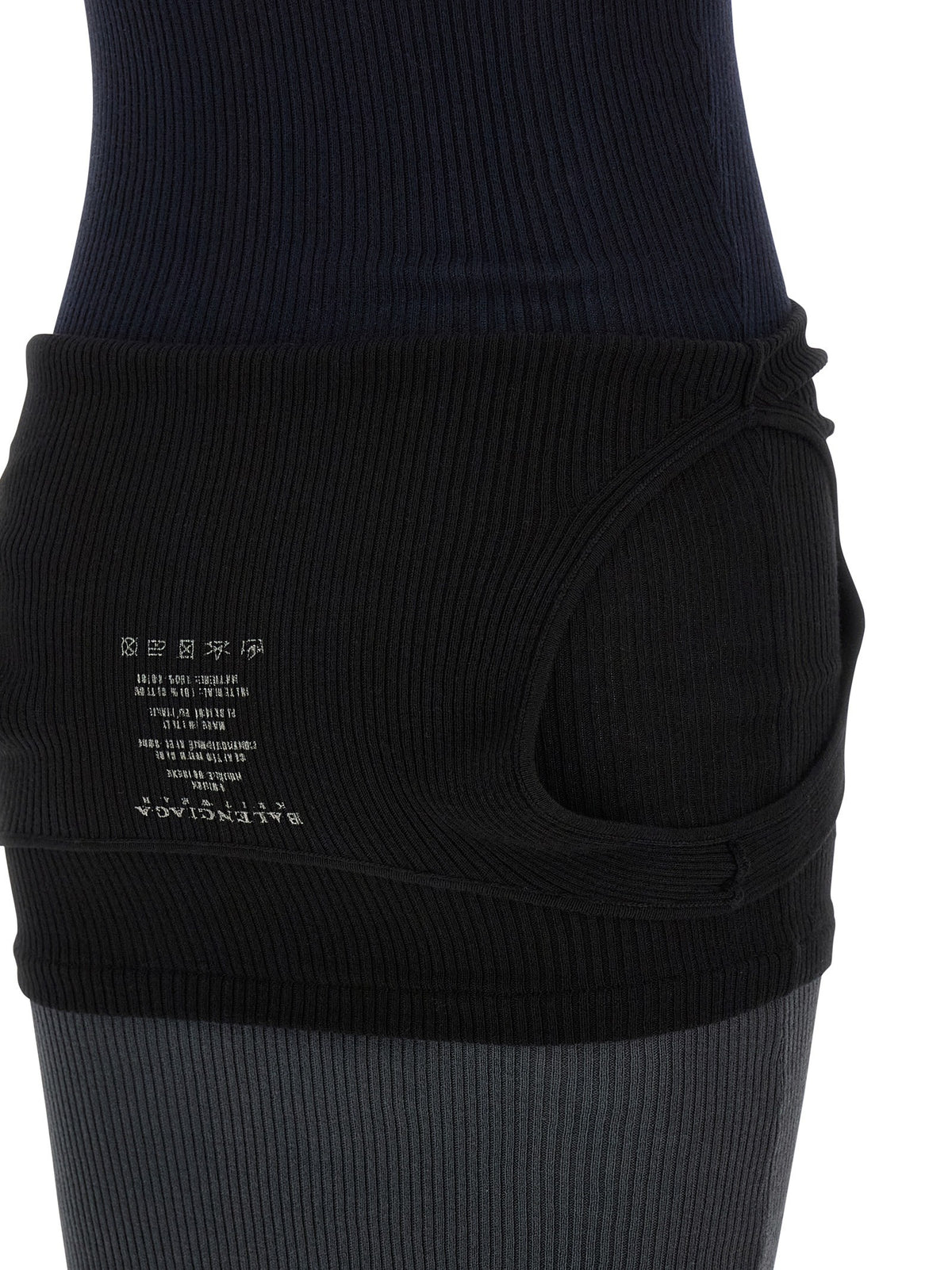 Balenciaga Upside Down Dress Black, view 4