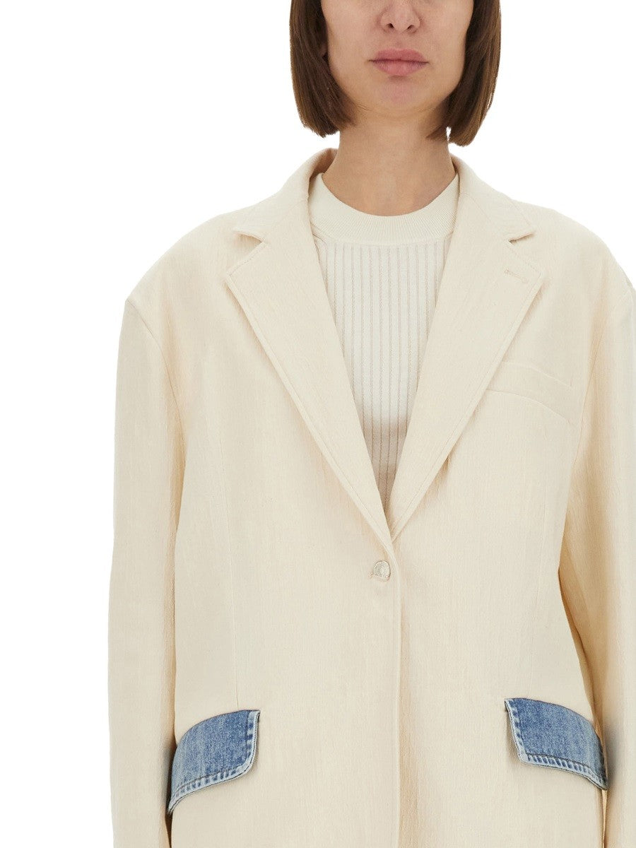 Moschino Jeans Women's Urban Jacket White