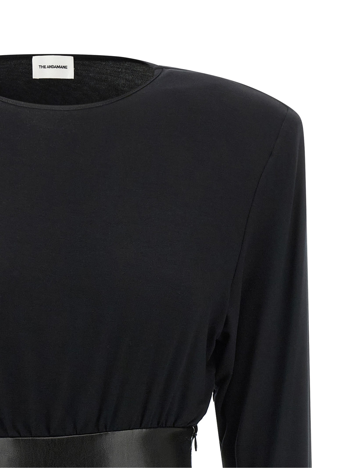 The Andamane Ursula Dress Black, view 3