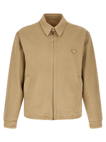 PRADA Used Denim Jacket Beige