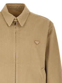 PRADA Used Denim Jacket Beige