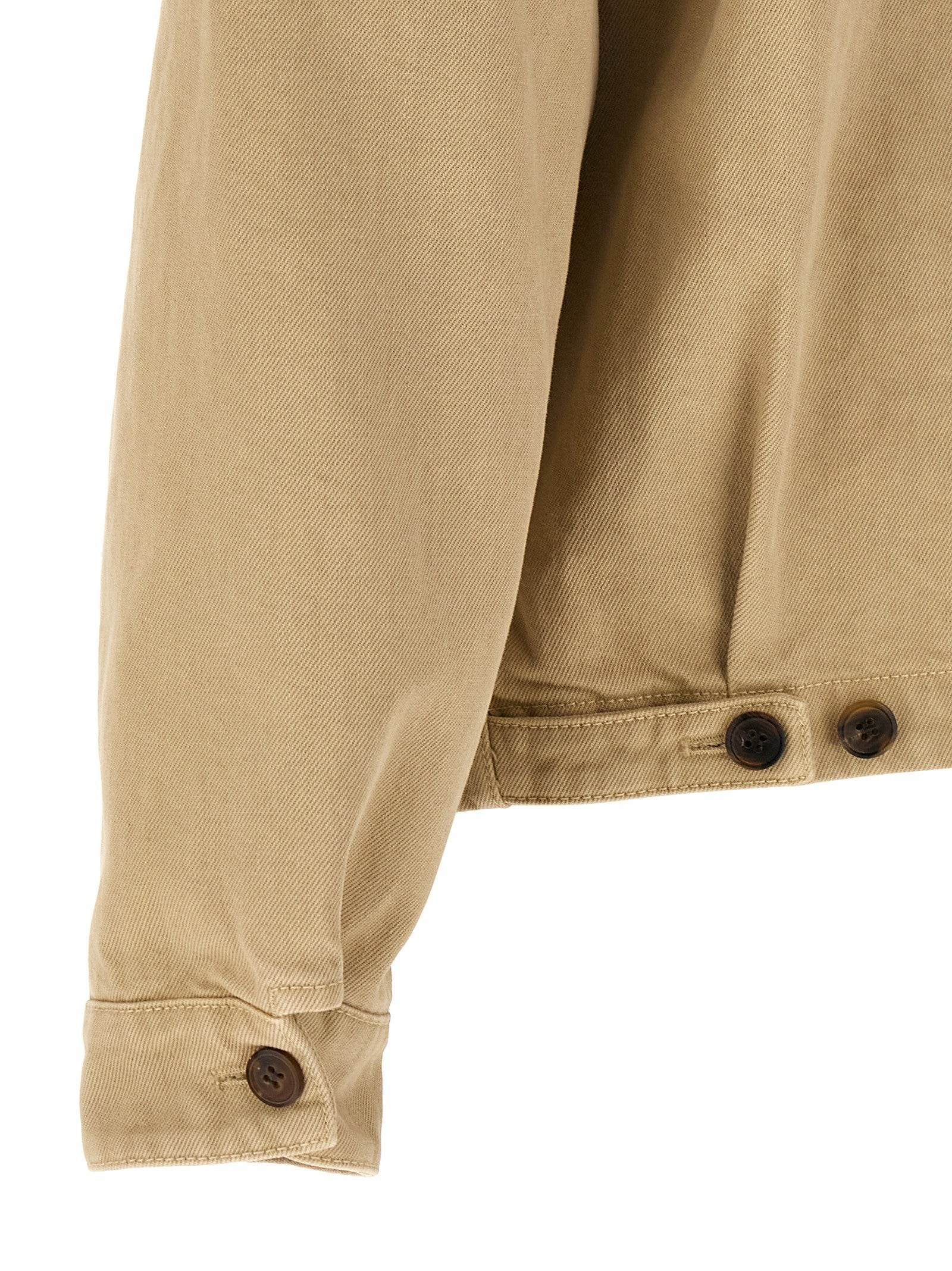 PRADA Used Denim Jacket Beige