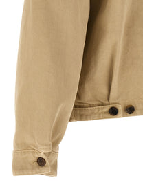 PRADA Used Denim Jacket Beige