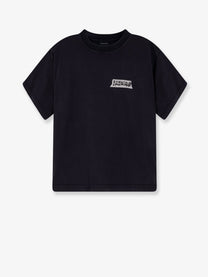 Balenciaga Women's Used Effect Cotton Shirt Black