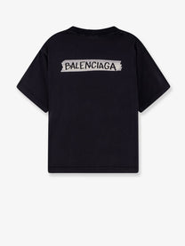 Balenciaga Women's Used Effect Cotton Shirt Black